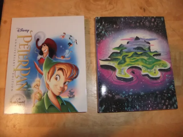 DISNEY Peter Pan Signature Collection TARGET EXCLUSIVE Blu-Ray  DVD  MINT W/BOOK