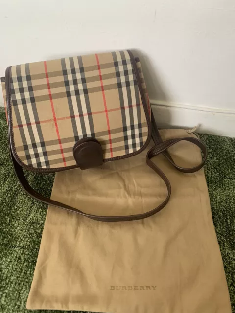 Vintage Burberry Nova Check Crossbody / Shoulders Bag