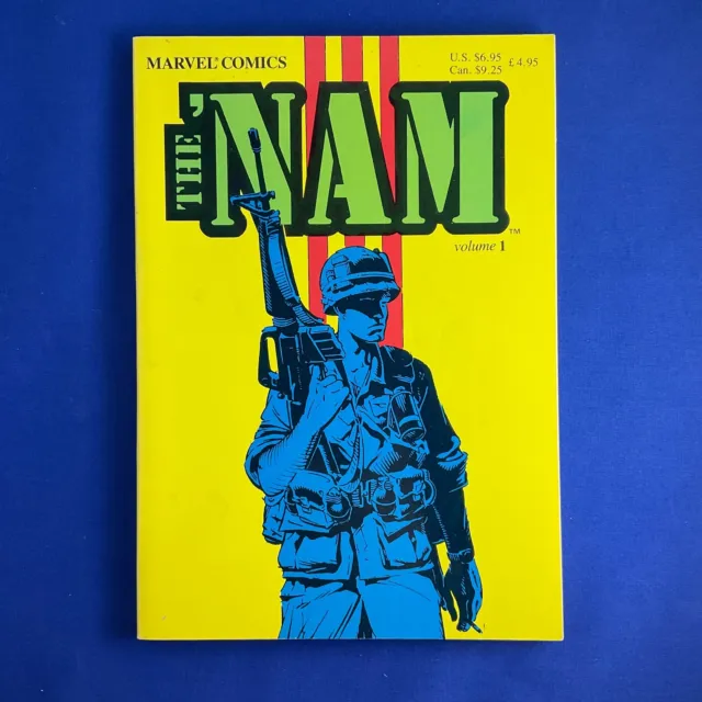 The 'NAM Volume 1 2 3 Marvel Comics 1987-89 Vietnam War Comic Book TBP Lot Set 2
