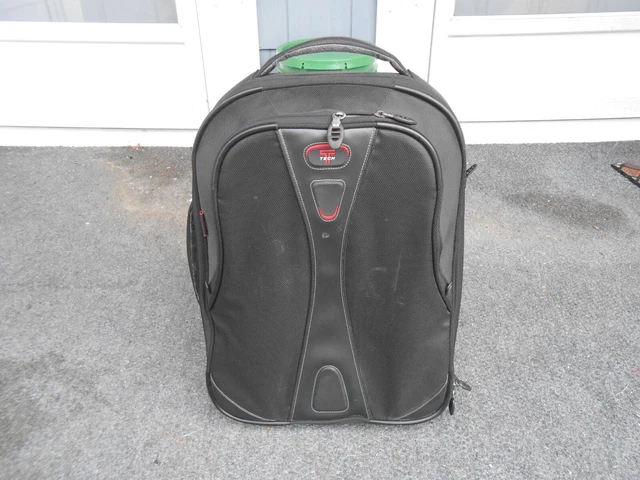 Tumi 'T-Tech' " Upright Suitcase Black Rolling Wheeled  READ
