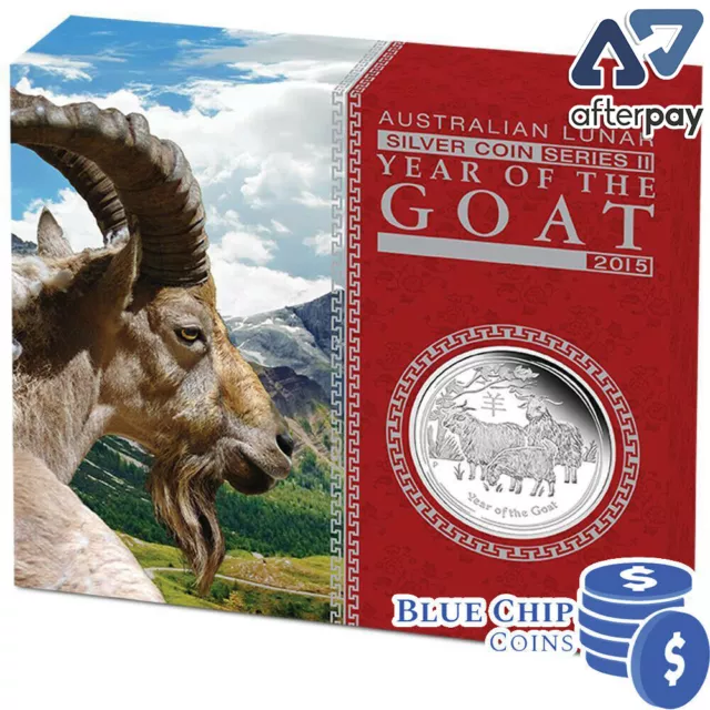 2015 50c Year of the Goat 1/2oz Silver Proof Coin Numbered 881