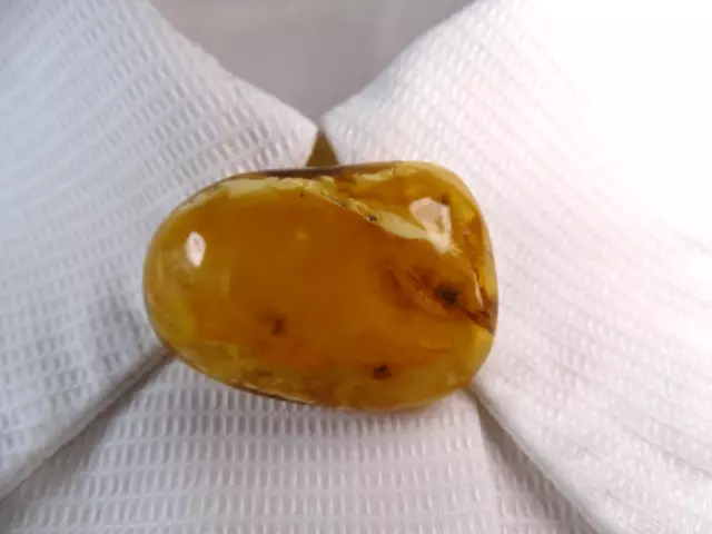 Antike Natur Bernstein Brosche Butterscotch Real Baltic Amber Brooch 30er Jahre 2