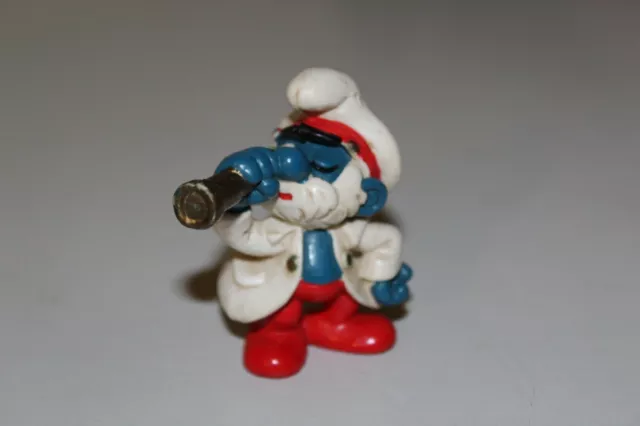 Puffi Smurf Schlumpf - Schleich - 20141 - Puffo Capitano - 1978 - Peyo