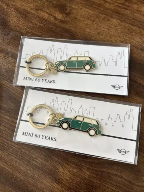 MINI 60th commemorative key chain set of 2 new and unused BMW from japan