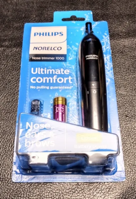 Brand New Philips Norelco Nose Trimmer 1000 NT1715/60 Battery Powered