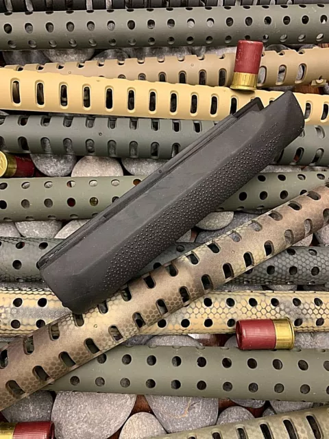 Custom HEAT SHIELD + HOGUE FOREND REMINGTON 870 Shotgun Tactical 12G RUBBERIZED