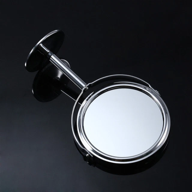 Espejo de maquillaje de escritorio de rotación espejo redondo creativo para mujeres