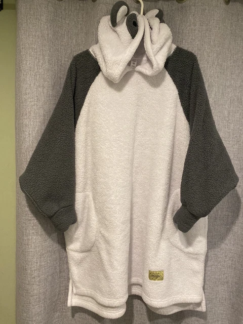 Justice Plush Panda Cover Up Robe. One Size