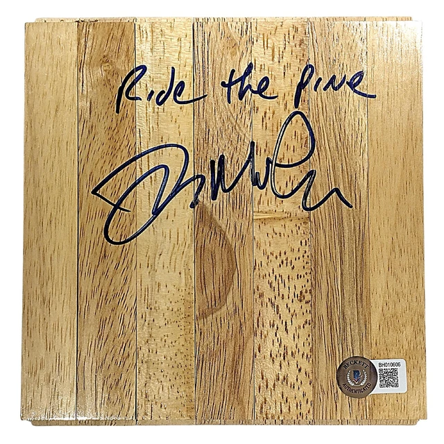 Jay Mohr Signed Basketball Floor Board Jerry Maguire Beckett Authentic Auto COA