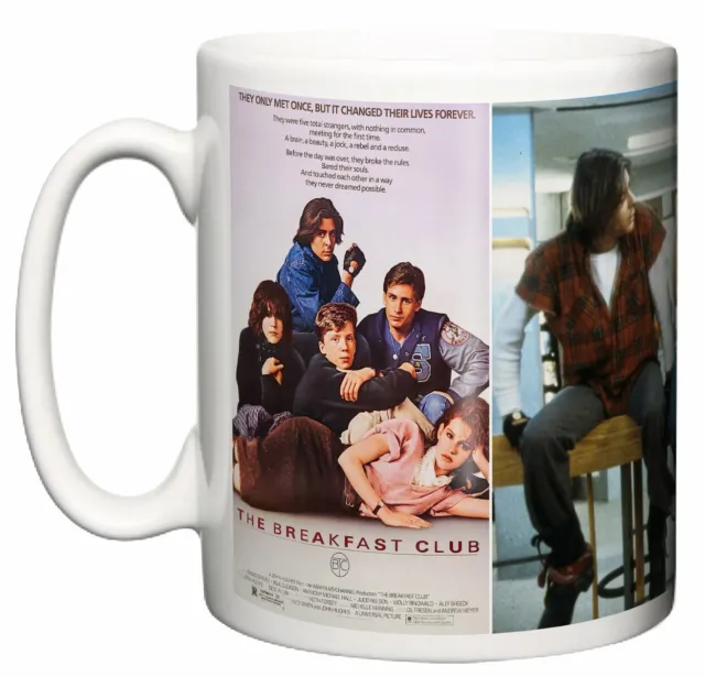 The Breakfast Club Classic Movie poster and scene 1985 Coffee Tea 11oz Mug Gift