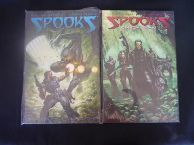 Spooks vol 1 and Omega  Softcover graphic Novels  (b11) DDp