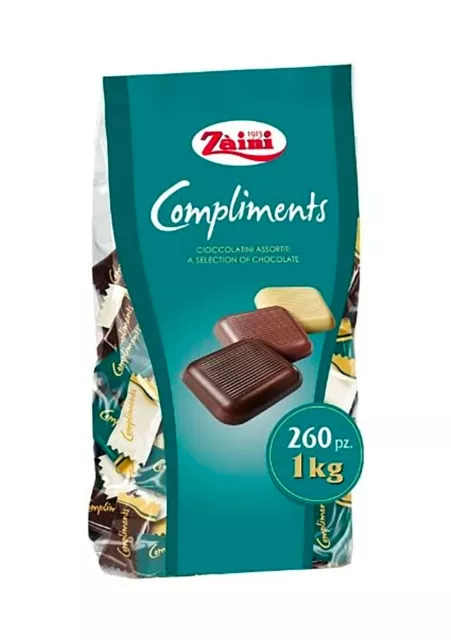 cioccolatini ZAINI COMPLIMENTS ASSORTITI busta da 1kg cioccolata praline