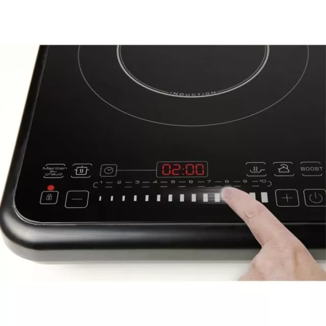 BRANDT TI2FSOFT Table de cuisson posable 2 foyers a induction Noir 2