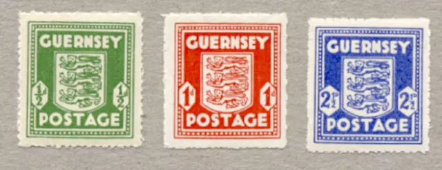 Guernsey Mi.Nr. 1-3 postfrisch