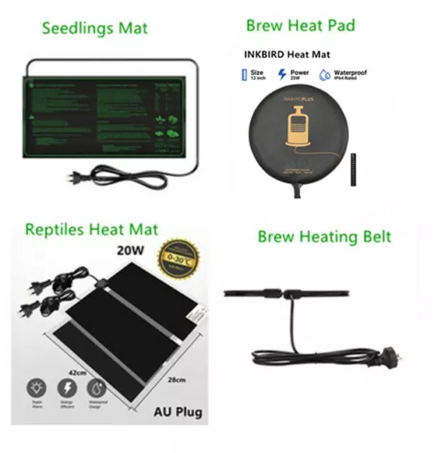 Heat Mat Pad Heating Belt Heater home brew Wine Fermenter Tool Seedling Plant AU