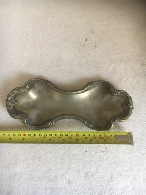 Vassoio o piatto placcato argento vintage