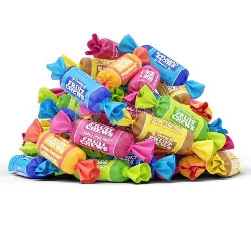 Tootsie Roll Fruit Chews by Cambie | 2 Pounds of Assorted Chewy Fruit Candy i...