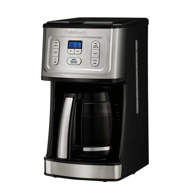 Cuisinart 14-Cup Programmable 24 hr COFFEE MAKER Brewer Heat Plate SELF CLEANING