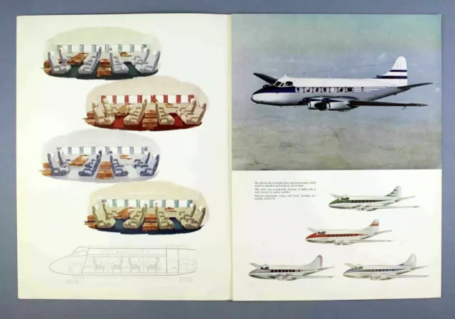 De Havilland Heron Standard Executive Manufacturers Sales Brochure Cutaways 3