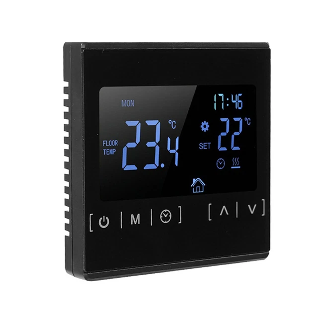 Termostato WiFi Intelligente Per Riscaldamento - Touch Screen, Controllo Vocale, App ForTuya, Per Riscaldamento A Pavimento
