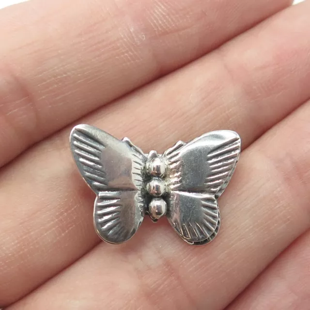 925 Sterling Silver Vintage Butterfly Pin Brooch