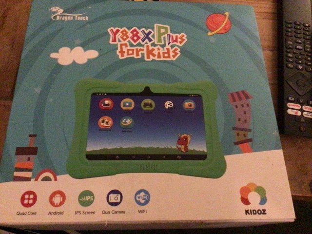 Dragon touch kids 7 inch tablet & case bundle
