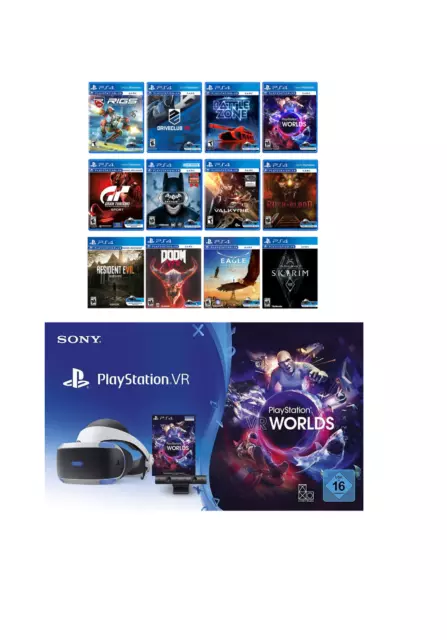 VR Brille PS4|PS5 Komplettset|Sony PlayStation 4|PSVR|+GRATIS VR SPIEL✅