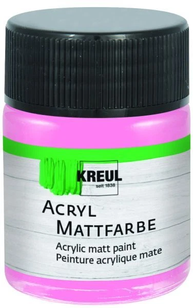 Kreul Acryl Mattfarbe himbeere 50 ml  Künstlerfarben