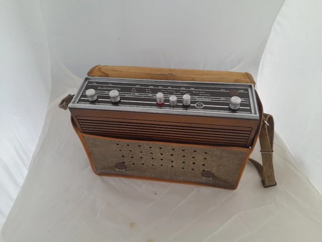 ANCIENNE RADIO TRANSISTOR Europhon Modèle 915 Très Très RARE Vintage