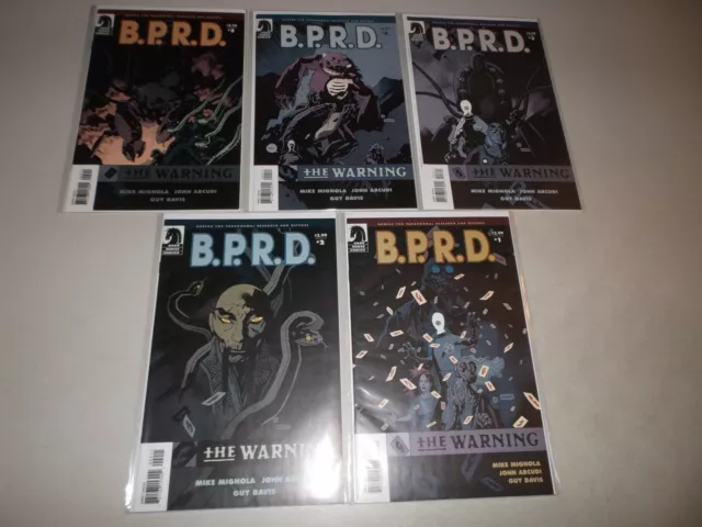 BPRD: The Warning #1-5 (Complete 2008 Dark Horse series) Mignola, 1 2 3 4 5