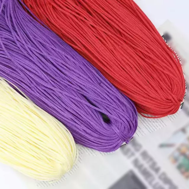 200M ICE SILK Nylon Yarn Knitting Hand Crochet Hollow Packing Rope