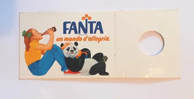VECCHIO ADESIVO ORIGINALE / Old Original Sticker COCA COLA (cm 6 x 6) a