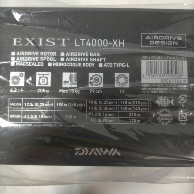 Daiwa  Spinning Reel 22Exist LT4000-XH 27138