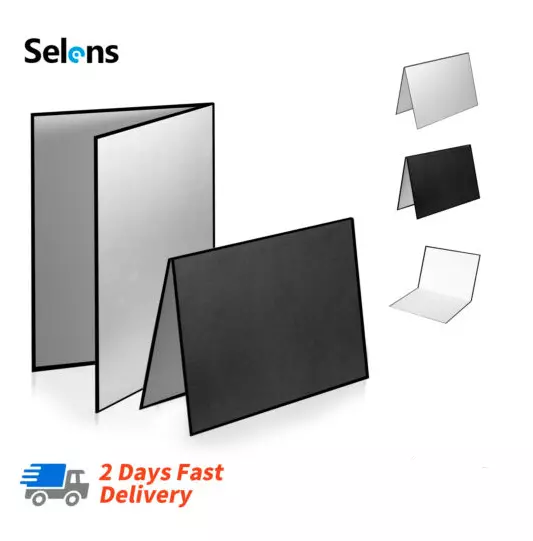 Collapsible Photography Light Reflector Cardboard 3 in 1 Photo Studio Shooting