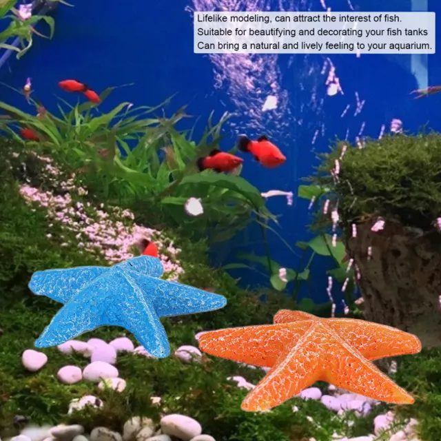 Aquarium Fish Tanks Landscape Simulation Artificial Resin Starfish Ornaments Ggm