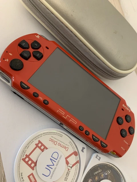 Sony PSP 3000 Slim & Lite Radiant Red Handheld-Spielkonsole PSP-3000 RR