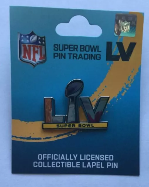 Nfl Super Bowl Lv 55 American Football Pin Badge Tampa Bay Buccaneers V Kansas