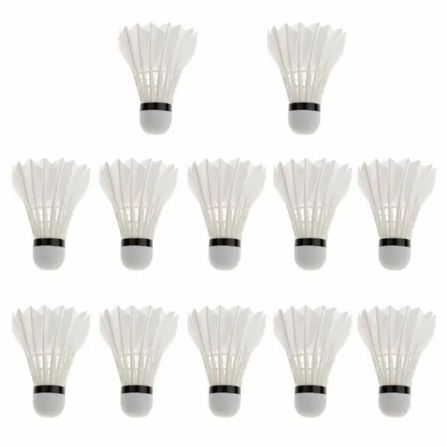Advanced Goose Feather Badminton Shuttlecocks with Great Stability & Durability