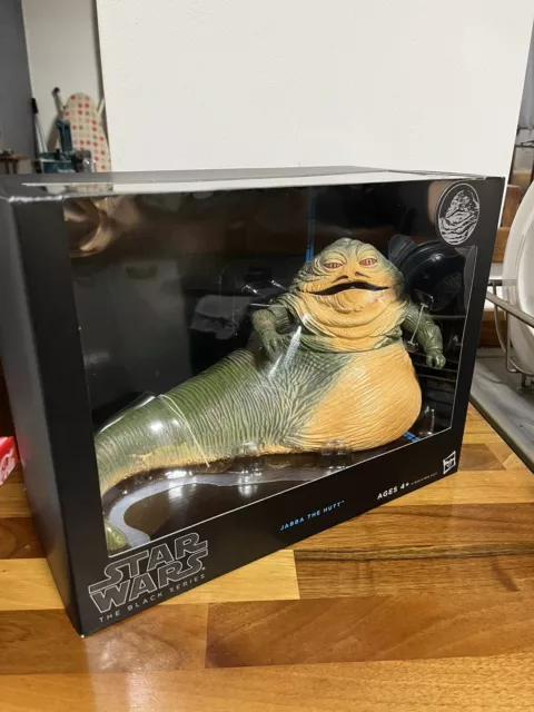 Star Wars Black Series 6” Blue Line Jabba The Hutt MISB + Bonus Bib Fortuna