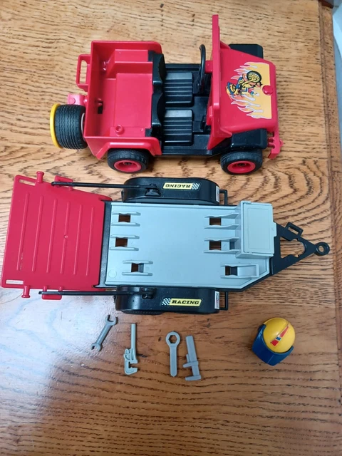 PLAYMOBIL 3754 JEEP et remorque 1998 incomplet EUR 8,00 - FR