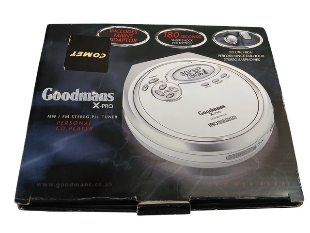 GOODMANS X PRO Personal Cd Player GCD820PLLH VGC. £26.72 - PicClick UK