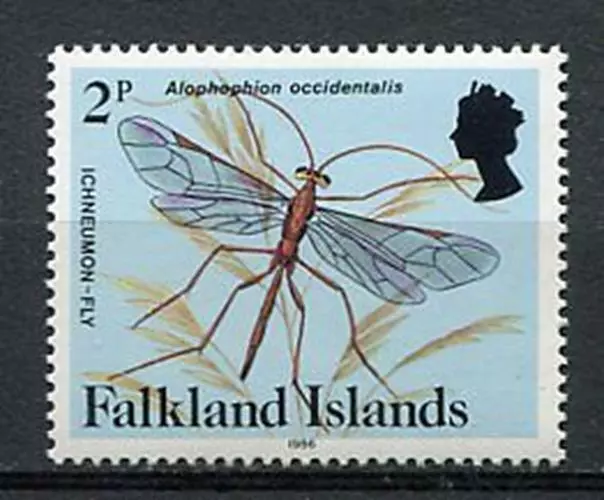 39338 Falkland Isl. 1986 MNH Insect 1v (With Year 1986)