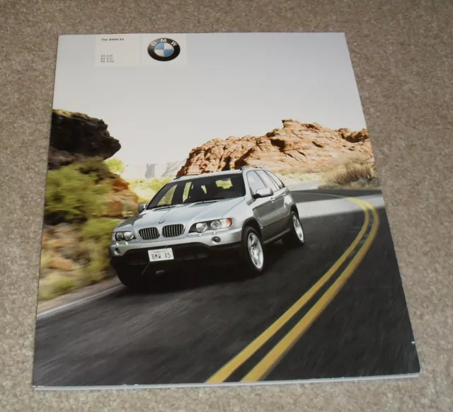 BMW X5 Brochure 2001-2002 - 3.0I 4.4I 3.0D Sport