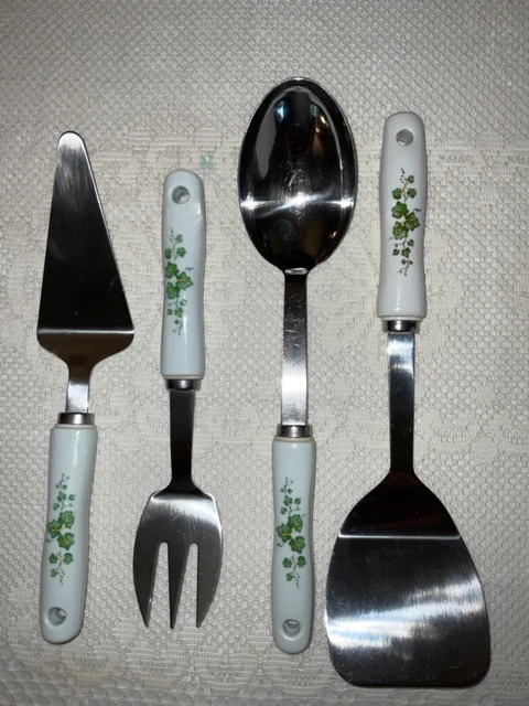 Corelle Coordinates Callaway Ivy Ceramic Utensils Set of Four P10