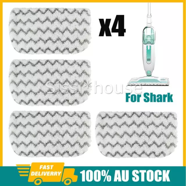 4Pack Replacement Steam Mop Pads for Shark S1000 S1000A S1000C S1000WM S1001C