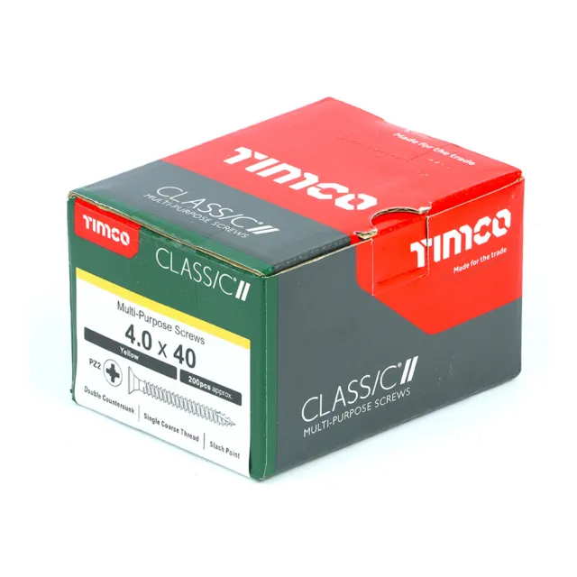 Timco Classic Wood Screws Pozi Countersunk All Sizes 100-200-500-1000 Bulk Packs
