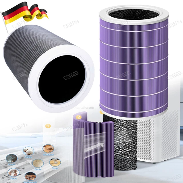 Für Xiaomi Mi Air Purifier 2 2S 2H 3 3H Luftreinigung Aktivkohle HEPA Filter 1-4