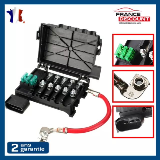 Boitier Porte Fusibles Batterie prévu pour A3 Toledo Octavia Golf 4 1J0937617