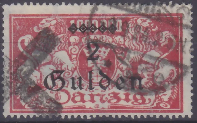 DANZIG 1923 - FREIMARKE Mi.: 190 - gestempelt - Kat. 75,- EUR