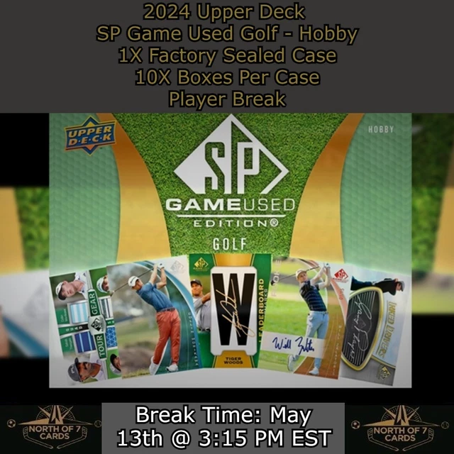 PAULA CREAMER 2024 UD SP Game Used Golf Hobby 1X Case Player BREAK